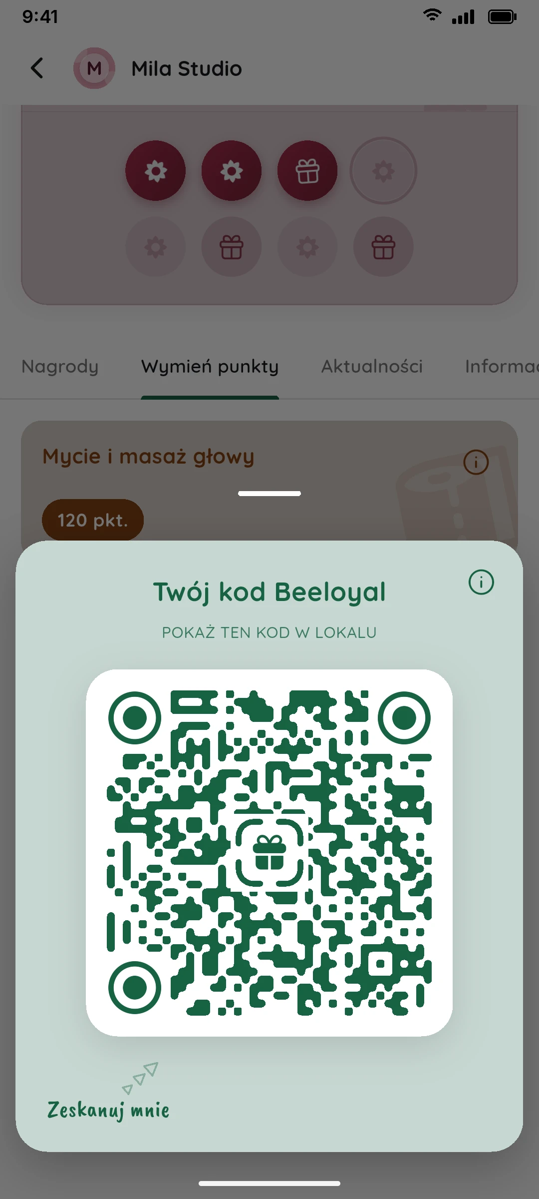 Beeloyal – karty lojalnościowe – ekran 3